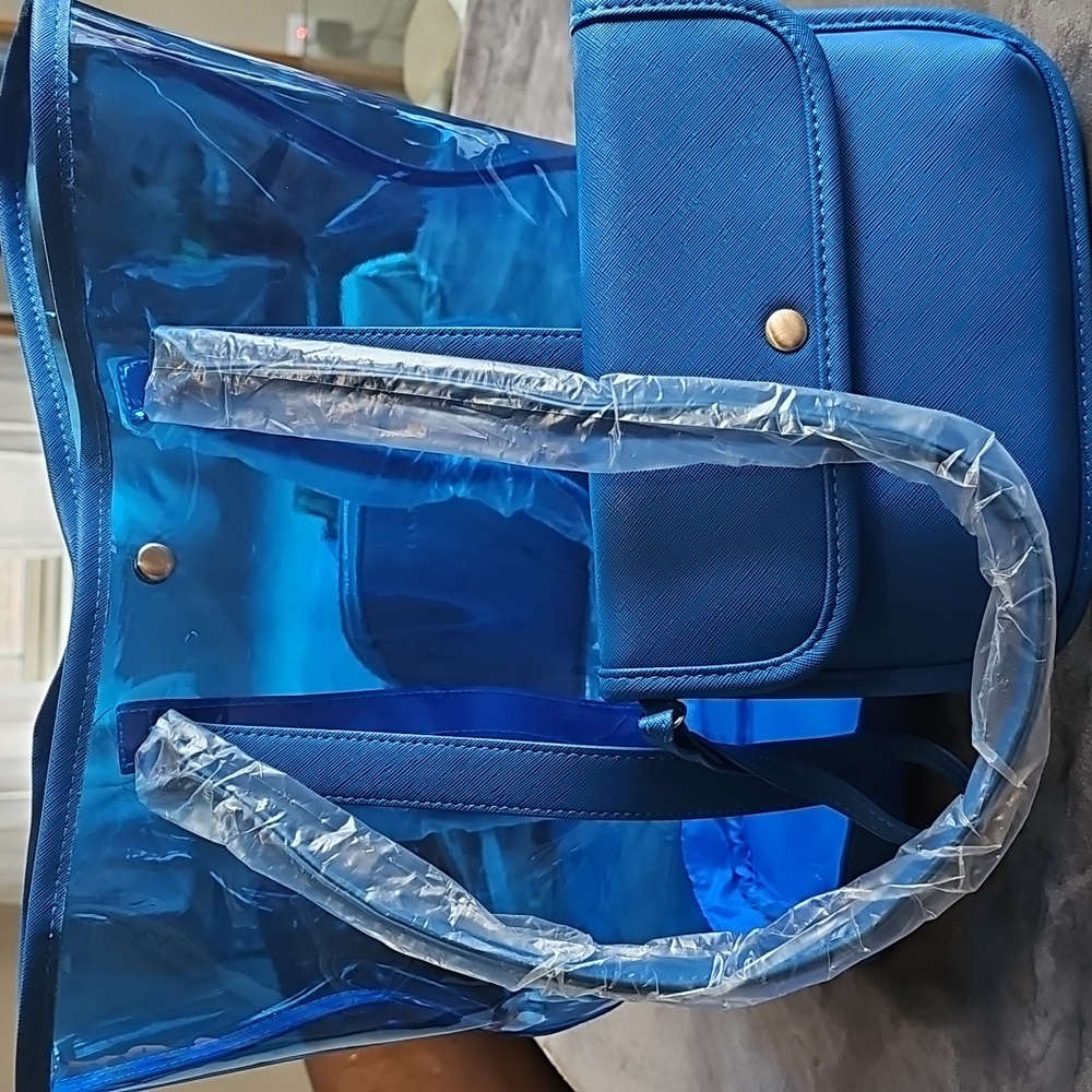 Neiman Marcus Blue Tote
